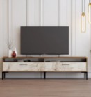 nuc/marmură albă/negru