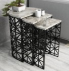 marmură albă/negru