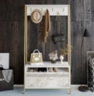 auriu/marmură albă