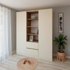 ivory/stejar închis