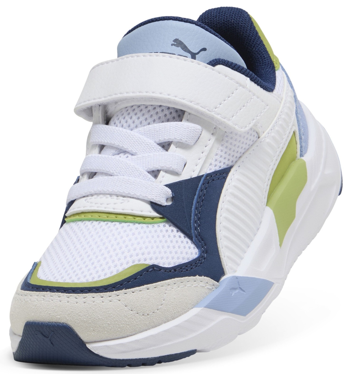 Кроссовки детские Puma Trinity 2 Ac+ Ps Puma White/Persian Blue/Wild Fern, s.35 фото №5 — интернет-магазин Desire.md