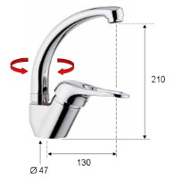 Baterie bucătărie Remer Kiss K42C imaginea #2 — magazin online Desire.md