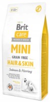 Hrană uscată pentru câini Brit Care Mini Grain Free Hair & Skin 2kg