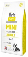 Hrană uscată pentru câini Brit Care Mini Grain Free Adult Lamb 2kg