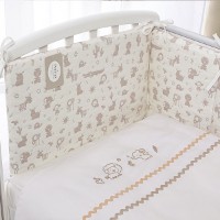 Lenjerie de pat pentru copii Perina Toys (TS6-02.4) Animals Sand imaginea #3 — magazin online Desire.md