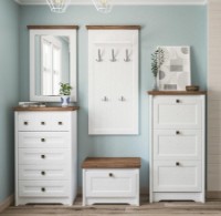 Тумба Неман Tivoli MH-035-30 Textured White/Stirling Oak фото №3 — интернет-магазин Desire.md