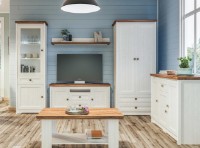 Măsuţă cafea Неман Тиволи МН-035-20 Alb Texturat/Stejar Lindberg imaginea #2 — magazin online Desire.md