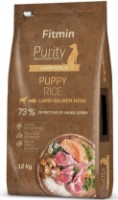 Hrană uscată pentru câini Fitmin Purity Puppy Rice Lamb & Salmon 12kg
