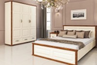 Кровать Неман Марсель МН-126 -01-140 Крем/Дуб Кантри фото №2 — интернет-магазин Desire.md