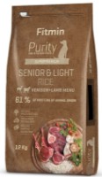 Hrană uscată pentru câini Fitmin Purity Senior & Light Rice Venison & Lamb 12kg