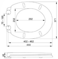 Сиденье для унитаза Fala FA75471 фото №2 — интернет-магазин Desire.md