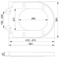 Сиденье для унитаза Fala FA75472 фото №2 — интернет-магазин Desire.md