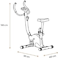 Bicicletă fitness Spokey ONEGO Red (928654) imaginea #9 — magazin online Desire.md