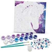 Tablou pe numere Nebulous Stars Paint-by-Number on Canvas Nebulia & Horse (11421) imaginea #4 — magazin online Desire.md