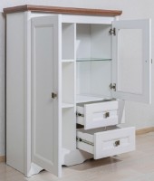 Тумба Неман Тиволи МН-035-05 Белый Структурный/Дуб Стирлинг фото №2 — интернет-магазин Desire.md