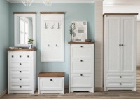 Тумба Неман Тиволи МН-035-29 Белый Структурный/Дуб Стирлинг фото №2 — интернет-магазин Desire.md