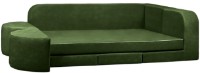 Бескаркасный диван Edka Jupiter 210x280x50 M35 Dark Green фото №4 — интернет-магазин Desire.md