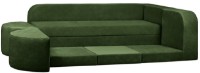 Бескаркасный диван Edka Jupiter 210x280x50 M35 Dark Green фото №5 — интернет-магазин Desire.md