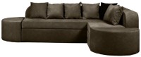 Бескаркасный диван Edka Jupiter 210x280x50 M8 Dark Brown фото №2 — интернет-магазин Desire.md