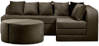 Бескаркасный диван Edka Jupiter 210x280x50 M8 Dark Brown фото №4 — интернет-магазин Desire.md