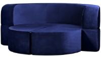 Canapea fără ramă Edka Luna D200 M34 Albastru Inchis