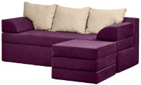 Canapea de colț Edka Sirius 200x90x45 M10 Violet Inchis