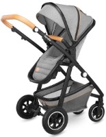 Carucior Lionelo Amber 2in1 Grey Stone imaginea #4 — magazin online Desire.md