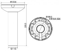 Крепление для систем видеонаблюдения Dahua DH-PFB300C фото №4 — интернет-магазин Desire.md