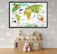 Art Maps Детская карта мира Животные (0200004) фото №2 — интернет-магазин Desire.md