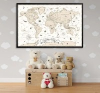 Art Maps Детская карта мира Винтаж (0200003) фото №2 — интернет-магазин Desire.md