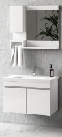 Комплект мебели для ванной Nplus Storm 80 White