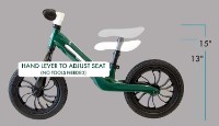 Bicicleta fără pedale Qplay Racer Green imaginea #3 — magazin online Desire.md