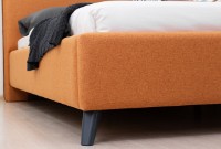 Кровать Нижегородмебель&К Миа 180 Купер 12 Тыквенный фото №3 — интернет-магазин Desire.md