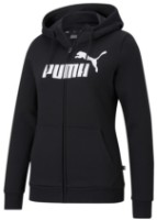 Женская толстовка Puma ESS Logo Full-Zip Hoodie Fl Puma Black XL фото №1 — интернет-магазин Desire.md