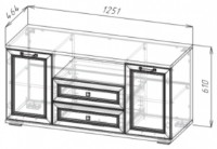 Dulăpior SV-Мебель Александрия ТБ-107 Сосна Санторини Светлая imaginea #2 — magazin online Desire.md