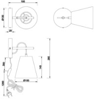 Candelabru de perete Trio Andreus (207500189) imaginea #2 — magazin online Desire.md