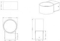 Candelabru de perete Trio Lacapo (223410107) imaginea #2 — magazin online Desire.md