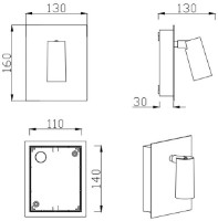 Candelabru de perete Trio Tunga (222960131) imaginea #2 — magazin online Desire.md