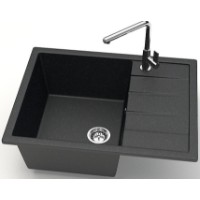Кухонная мойка Marrbaxx Matte F151Q4 Black фото №2 — интернет-магазин Desire.md
