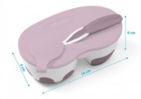 Farfurie din două piese BabyOno (1067/02) imaginea #6 — magazin online Desire.md