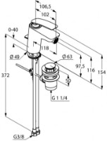 Смеситель для биде Kludi Balance (522169175) фото №2 — интернет-магазин Desire.md