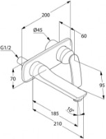 Смеситель для умывальника Kludi Balance (522468775) фото №2 — интернет-магазин Desire.md