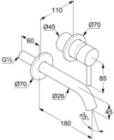 Смеситель для умывальника Kludi Bozz (382443976) фото №3 — интернет-магазин Desire.md
