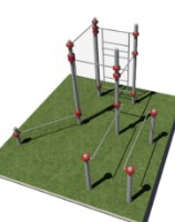 Уличный спортивный тренажер PlayPark PD-04 фото №1 — интернет-магазин Desire.md