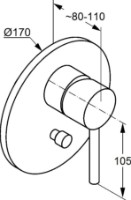 Смеситель для ванны Kludi Bozz (386503976) фото №2 — интернет-магазин Desire.md