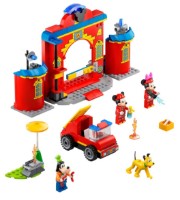 Set de construcție Lego Disney: Mickey & Friends Fire Truck & Station (10776)