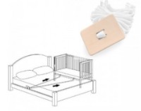 Atașament pentru un pătuț lateral Veres White\Beech (46.10.1.01) imaginea #4 — magazin online Desire.md