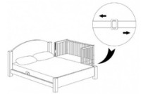 Atașament pentru un pătuț lateral Veres White\Beech (46.10.1.01) imaginea #2 — magazin online Desire.md