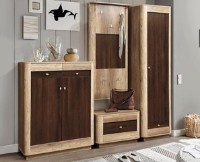 Обувница Олмеко Фантазия 34.27 Дуб Каньон/Дуб Кальяри фото №3 — интернет-магазин Desire.md