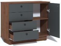 Comodă Fabrik Home Alister Nuc de Piatră/Antracit imaginea #4 — magazin online Desire.md